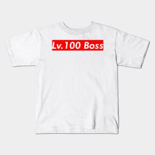 Level 100 Boss Kids T-Shirt